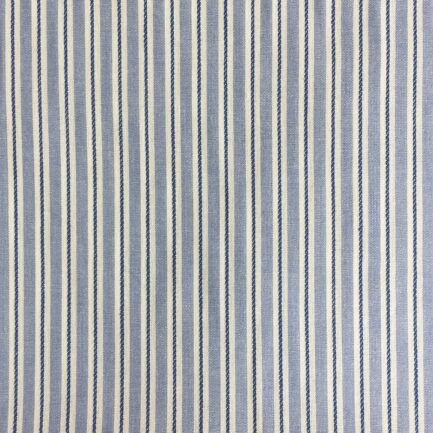 Sky Blue - Striped Cotton