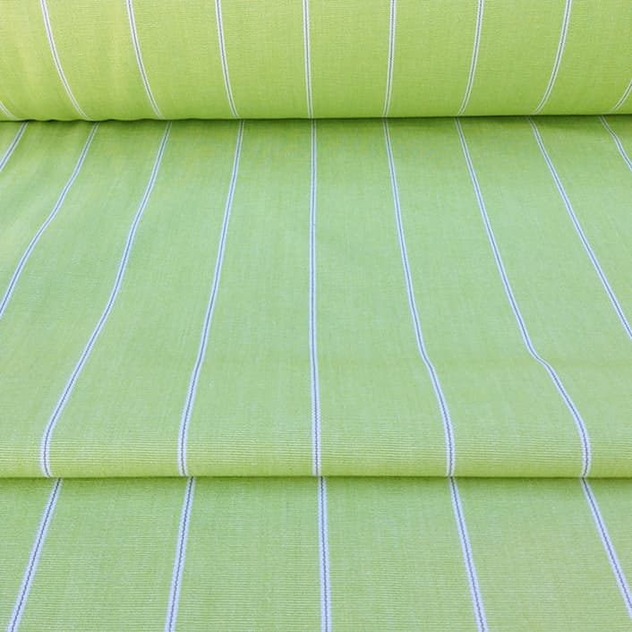 Apple Green Pinstripe Cotton Best fold