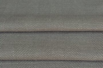 grey herringbone linen/cotton
