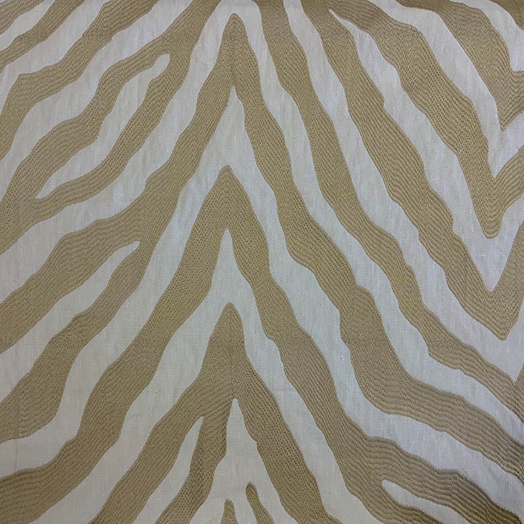Golden Zebra Linen/Poly