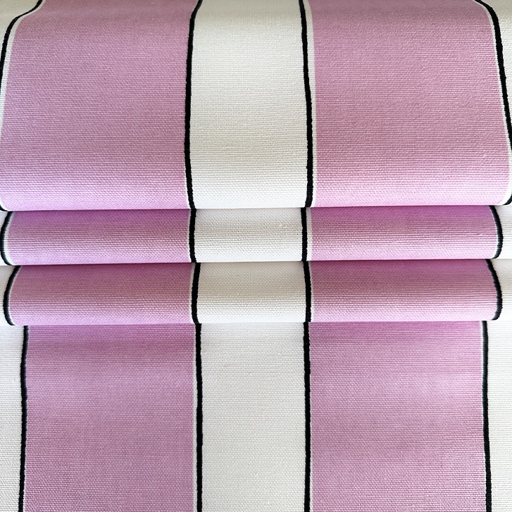 Rose Pink Stripe Cotton