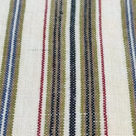 Multi Stripes Belgian Linen