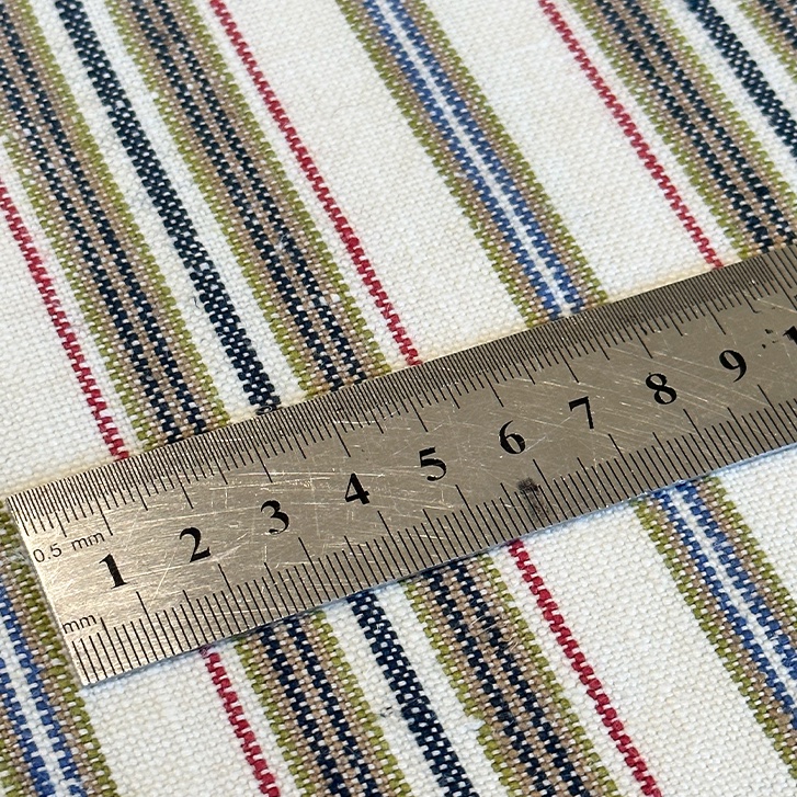 Multi Stripes Belgian Linen