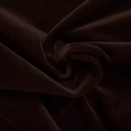 dark chocolate cotton velvet