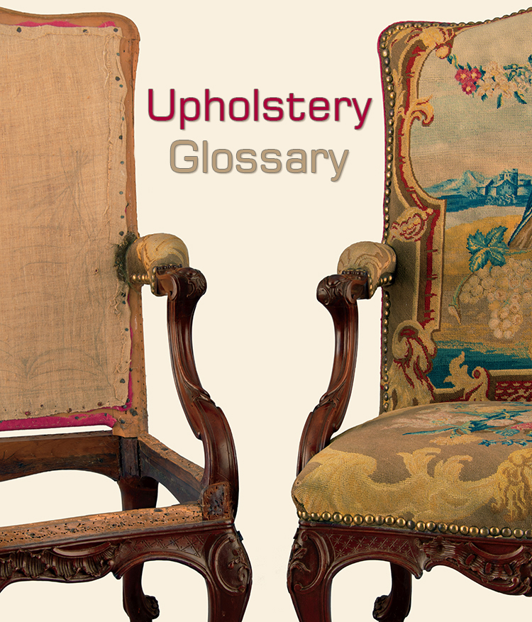 authentic upholstery glossary