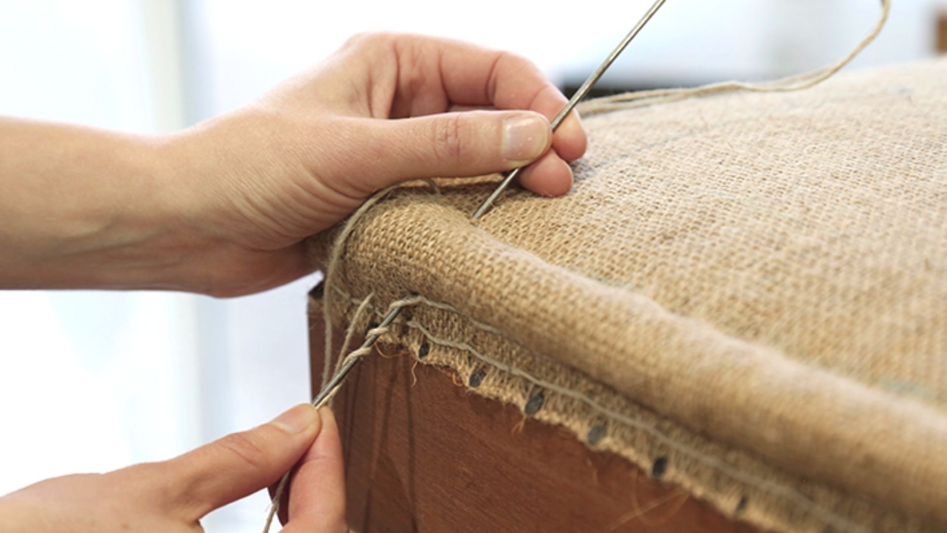 upholstery stitching on chair